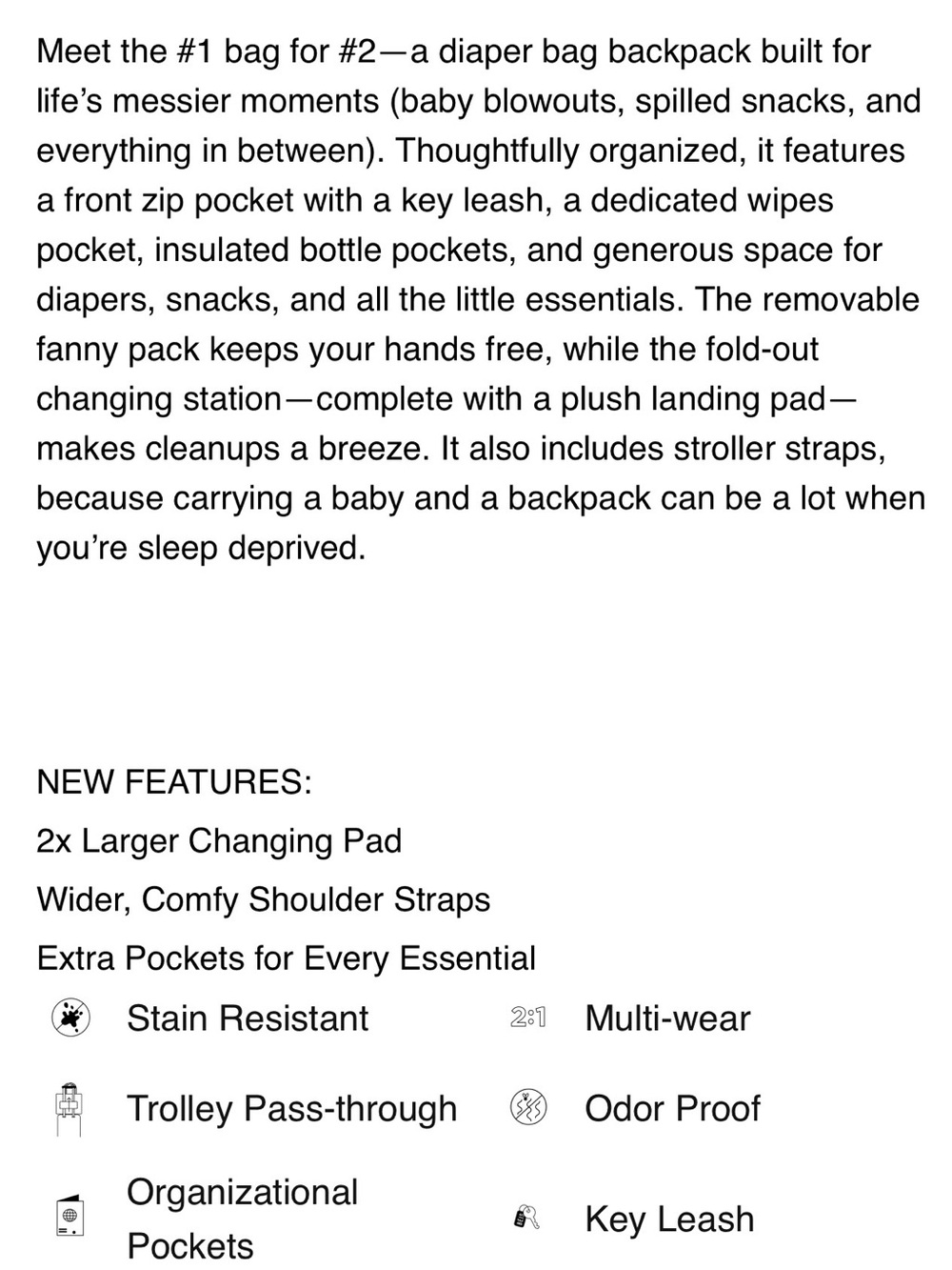 Beis Ultimate Diaper Backpack in Olive - Picture 11 of 16